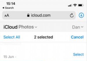 iCloudから写真をダウンロードする方法 