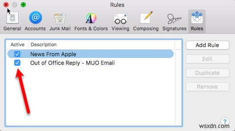 Macで不在時のメール返信を設定する方法 