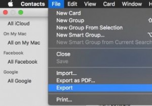 これらの簡単な手順でMacの連絡先をバックアップ、復元、およびクリーンアップします 