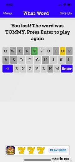 iPhone用の6つの最高のWordleクローン 