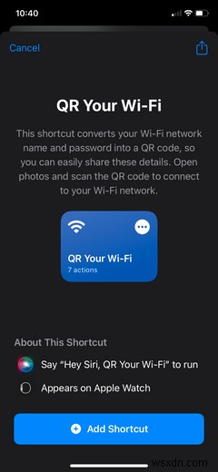 Wi-FiネットワークをiPhoneと共有するためのQRコードを作成する2つの方法 
