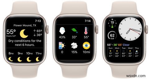 8つの最高のAppleWatch天気アプリ 