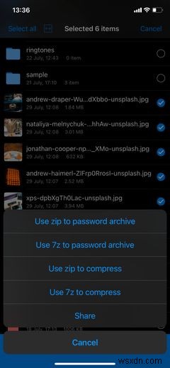 iPhoneとiPadでZIPファイルを作成するための8つの最高のアプリ 
