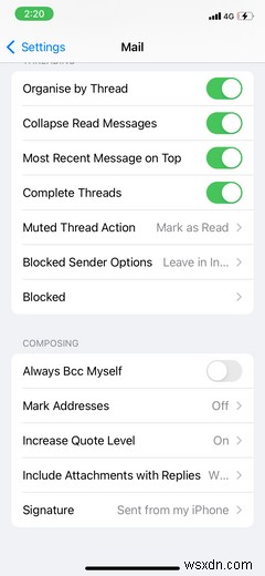 iPhoneで「SentFromMyiPhone」の署名を削除する方法 