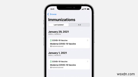 COVIDワクチン接種記録とテスト結果をiPhoneに保存する方法 