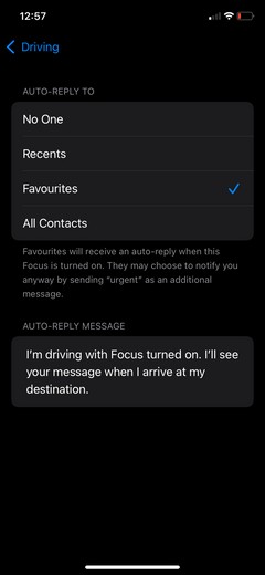 iOSのフォーカスモードを使用して、運転中にテキストに自動的に返信する方法 