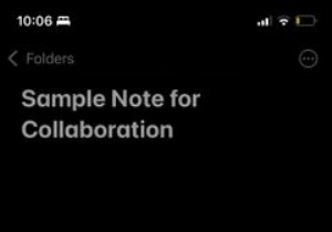 AppleNotesを使用して他の人とコラボレーションする方法 