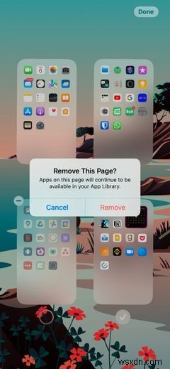 iPhoneとiPadでホーム画面のページを削除する方法 
