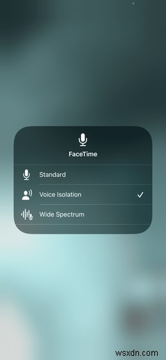 iOS15でFaceTime通話中にバックグラウンドノイズを除去する方法 