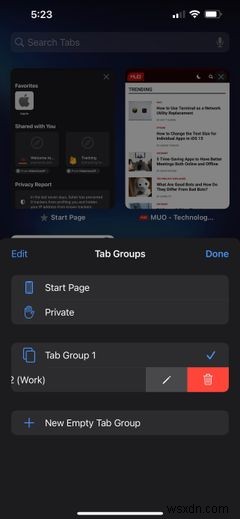 iOS15およびiPadOS15でSafariタブグループを使用する方法 