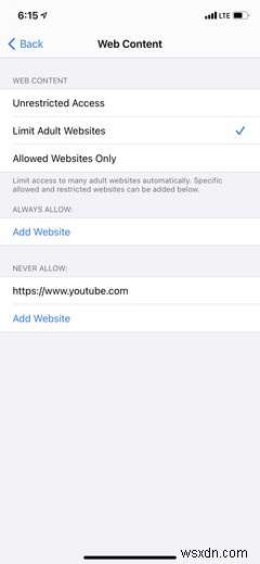 お子様のiPhoneまたはiPadでYouTubeをブロックする5つの無料の方法 