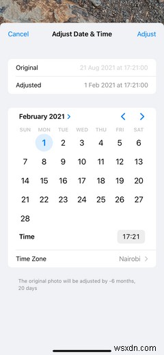 iOS 15で写真の日付、時刻、場所を調整する方法 