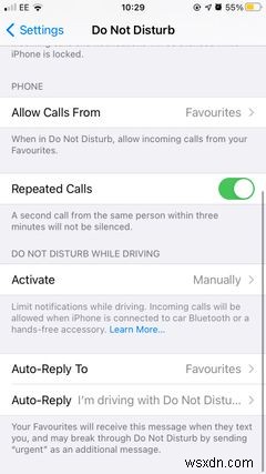 iPhoneで運転中に邪魔しないように設定する方法 