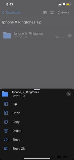 iPhoneとiPadでZIPファイルを開く方法 