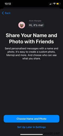 iMessageプロファイルを作成または編集する方法 