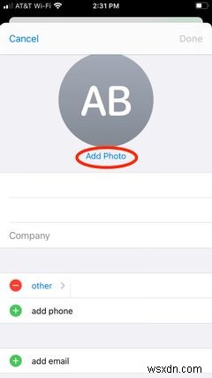 iPhoneの連絡先にメモを使用する方法 