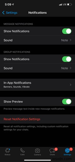 WhatsApp、SlackなどでiPhoneメッセージ通知を制御する方法 