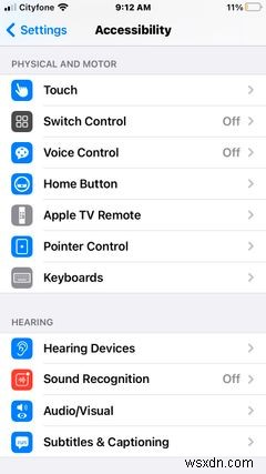 AssistiveTouchで仮想iPhoneホームボタンを使用する方法 