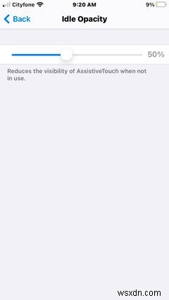 AssistiveTouchで仮想iPhoneホームボタンを使用する方法 