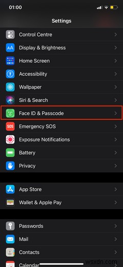 iPhoneまたはiPadでFaceIDを設定する方法 