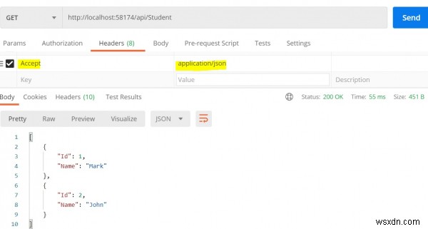 Asp.Net webAPI C＃のコンテンツネゴシエーションとは何ですか？ 