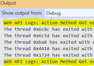 C＃ASP.NET WebAPIでログ記録用のLOGフィルターを作成するにはどうすればよいですか？ 