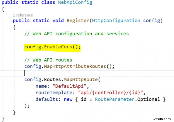 C＃ASP.NET WebAPIでCORSの問題を解決するにはどうすればよいですか？ 