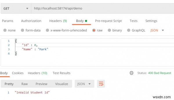 C＃ASP.NET WebAPIでのコントローラーアクションのさまざまな戻り値の種類は何ですか？ 