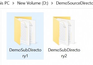 C＃でディレクトリの内容全体をコピーするにはどうすればよいですか？ 
