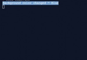 C＃コンソールでテキストの背景色を変更する方法 
