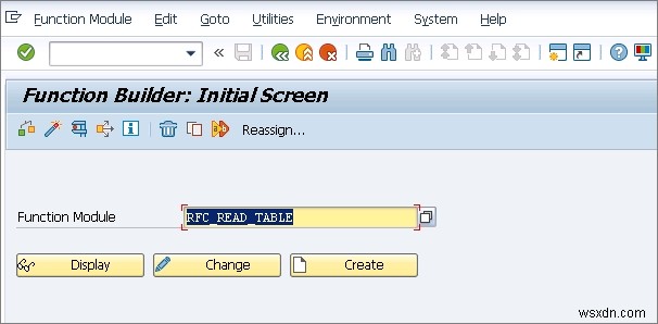 テーブルデータをロードし、SAPでテーブルのリストとBAPIのリストを取得するための既存のRFC 