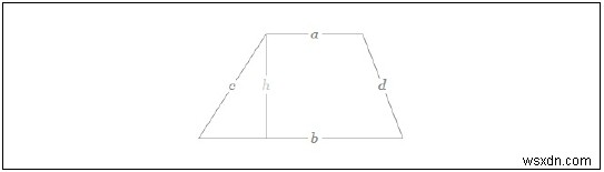 台形の領域を見つけるJavaプログラム 