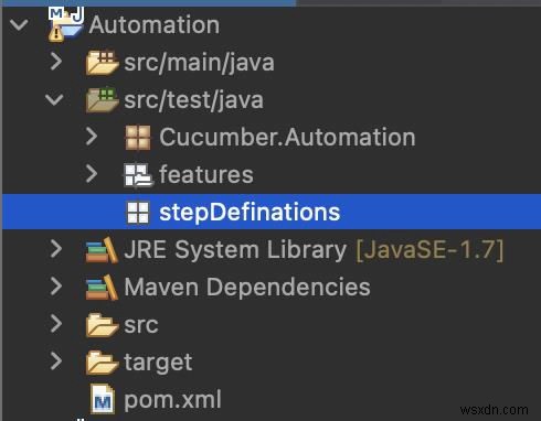 JavaでCucumberのステップ定義ファイルを作成するにはどうすればよいですか？ 