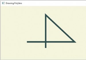 JavaFXを使用してポリラインを作成するにはどうすればよいですか？ 