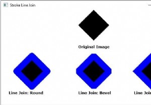 JavaFXの2Dシェイプのストロークライン結合プロパティについて説明する 