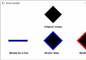 JavaFXの2D形状のStrokeプロパティを説明する 
