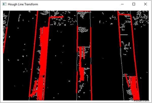 JavaでのOpenCV確率的ハフライン変換の実装。 