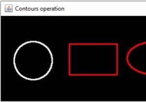 画像輪郭JavaOpenCVライブラリの領域を見つける方法は？ 