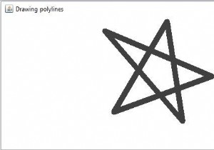Javaを使用してOpenCVでポリラインを描画する方法は？ 