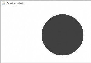 Javaを使用してOpenCVで塗りつぶされた円を描く方法は？ 