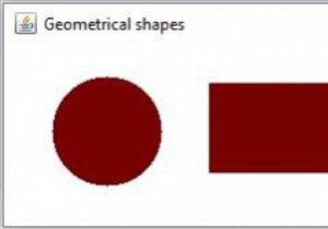 OpenCV Javaライブラリを使用して画像に幾何学的形状を描画するにはどうすればよいですか？ 