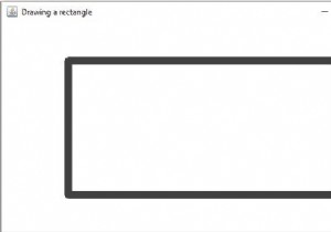Javaを使用してOpenCVで長方形を描く方法は？ 