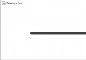 Javaを使用してOpenCVで線を引く方法は？ 