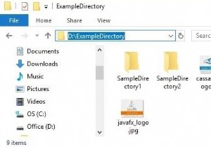 ディレクトリ内のすべてのファイルを再帰的に一覧表示するJavaプログラム 
