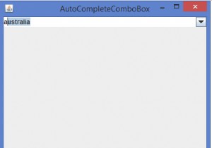 JavaでオートコンプリートJComboBoxを実装するにはどうすればよいですか？ 