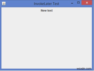 JavaでinvokeLater（）メソッドを呼び出すにはどうすればよいですか？ 