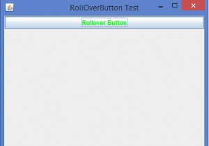 JavaでJButtonのロールオーバー効果を実装するにはどうすればよいですか？ 