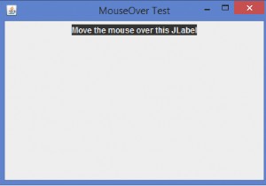 マウスがJavaのコンポーネント上を移動したときにイベントを検出するにはどうすればよいですか？ 