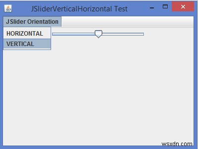 JavaでJSliderの位置をプログラムで水平/垂直に変更するにはどうすればよいですか？ 