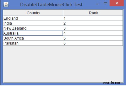 JavaでJTable内のセル編集を無効にするにはどうすればよいですか？ 